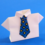 Оригами рубашка с галстуком — подарочный конверт
